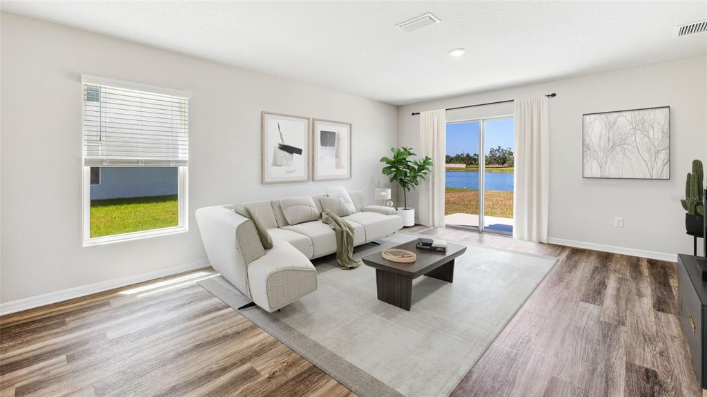 A bright living room